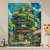 开学福利！【送实木内框+颜料+画笔】度假小镇夏日巷子杂货铺diy数字油画丙烯填充手绘风景治愈系减压油彩涂色画 商品缩略图2