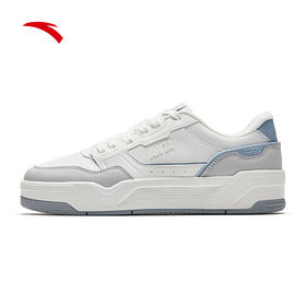 安踏C37板鞋丨软底舒适板鞋女休闲简约小白鞋滑板运动鞋122538022