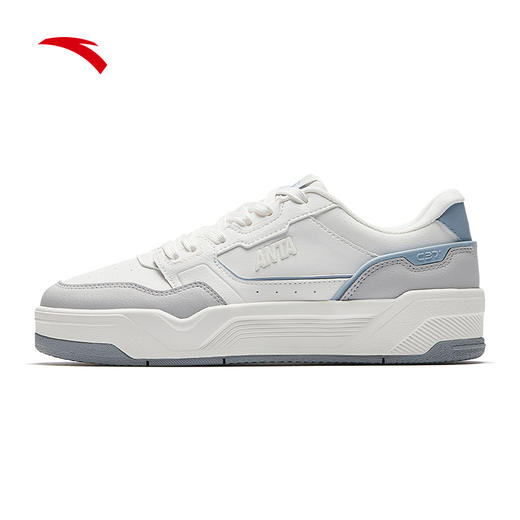 安踏C37板鞋丨软底舒适板鞋女休闲简约小白鞋滑板运动鞋122538022 商品图0