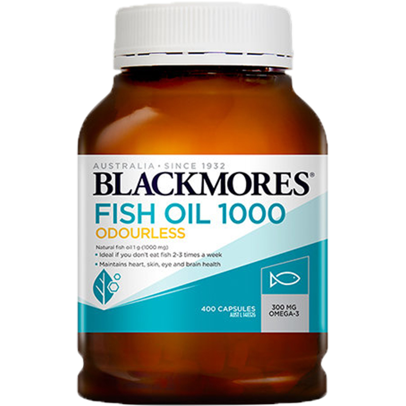 BLACKMORES 澳佳宝 无腥味鱼油1000mg400片