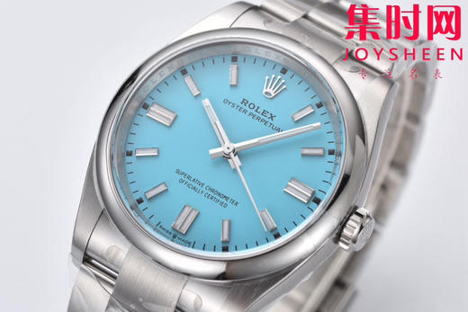 C厂劳力士蚝式恒动36系列126000 C厂恒动36mm 蒂芙尼蓝 C恒动36 板链 3230机 904L钢 中性腕表 商品图3