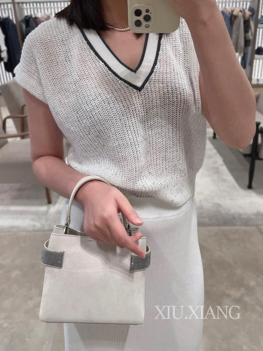 亚麻珠片背心。 商品图9