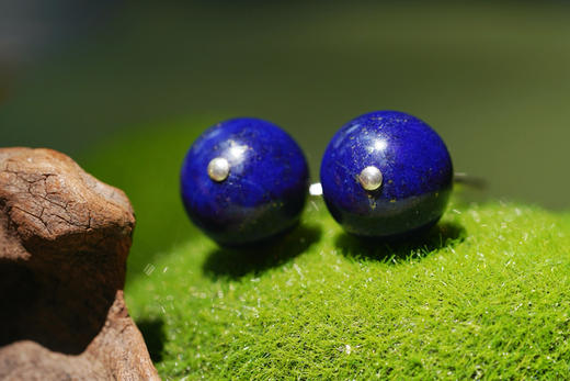 1.8青金大珠子耳坠 商品图6