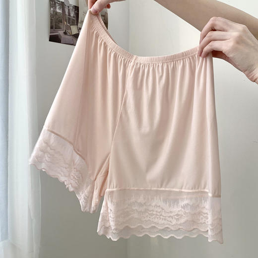 【超柔凉感】夏日冰丝防走光薄款安全裤 不卷边可外穿打底短裤宽松保险裤 商品图2