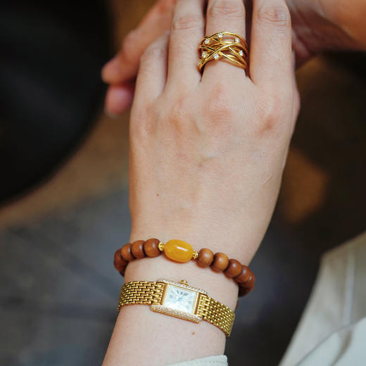 老山檀蜜蜡转运手串 CR 商品图0