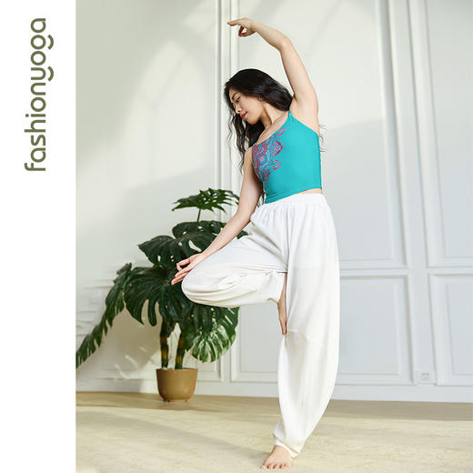 凡圣瑜伽禅意裤夏季薄款宽松束脚裤子垂感灯笼休闲裤FM11931JD【男女同款】 商品图6