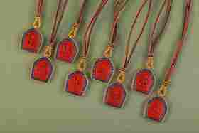 朱砂珐琅彩生肖吊坠