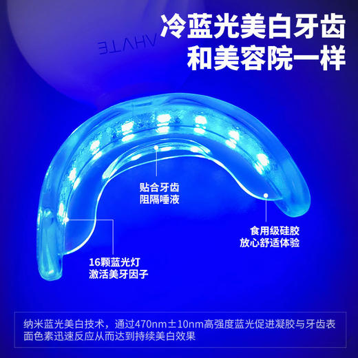【全新升级！冷蓝光牙齿美白仪】艾惠特美牙仪蓝光无线洁牙仪新款美牙白仪冷光去黄牙齿美白仪。ry 商品图1