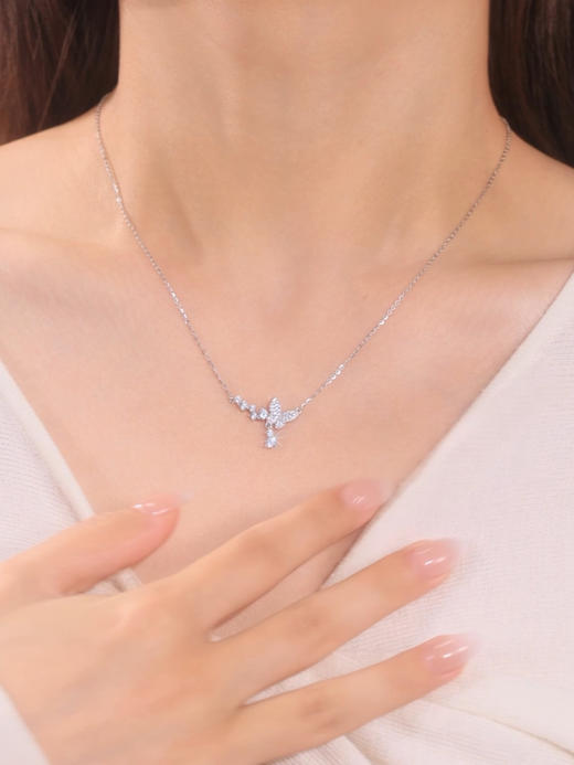 卡蒂罗/KADER 蝴蝶轻舞项链 接住招财的蝴蝶玄学 梦幻灵蝶春日精灵可调节锁骨链 恋爱轻奢浪漫灵动精致女朋友#好运 商品图3