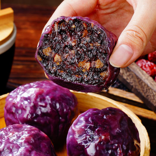 【99元任选6】大希地DT珍馐集 红豆沙沙杂粮粘豆包400g*1+大希地牛肉馅饼104g*1★ 商品图2