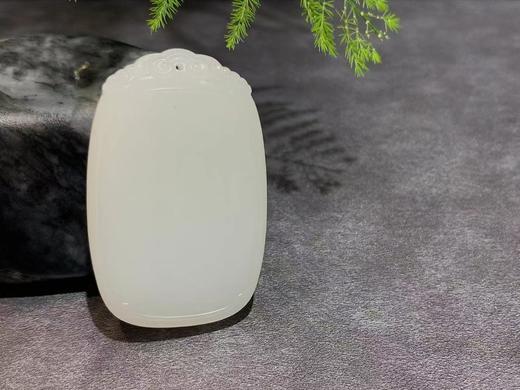 【御珠宫坊】羊脂白玉无事牌 商品图3