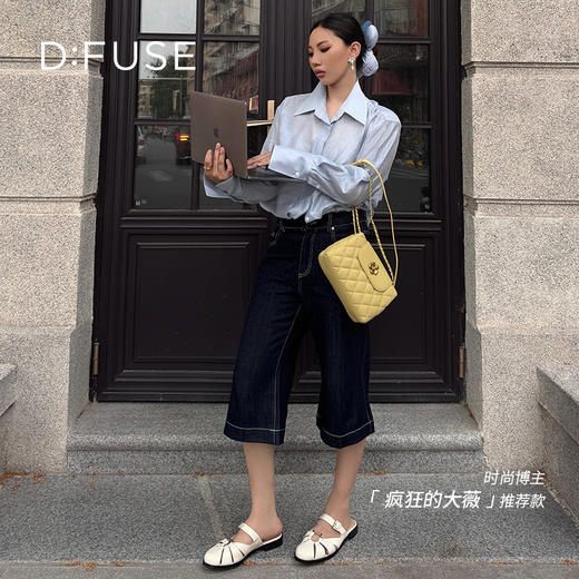 Dfuse迪芙斯2025夏季新款穆勒拖镂空包头罗马凉拖DFD2110105 商品图0