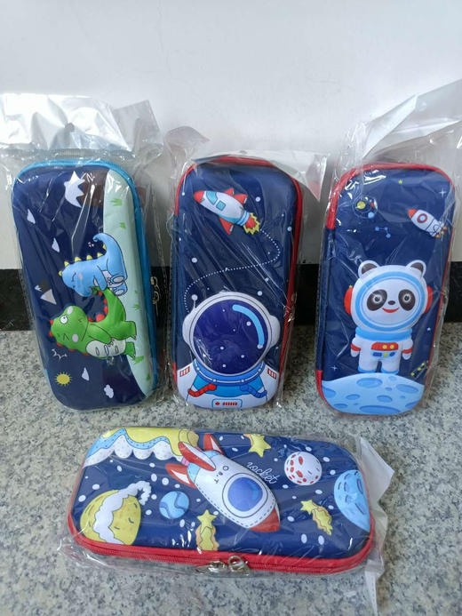 卡通儿童立体文具盒小学生大容量笔袋幼儿园男孩铅笔盒文具盒男童 商品图5