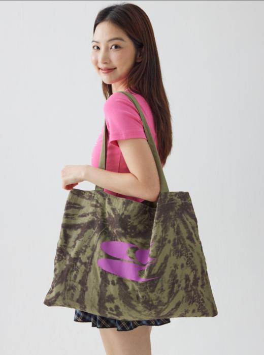 CryingCenter 扎染大容量通勤3cLOGO帆布托特环保单肩包 哭喊中心 商品图3