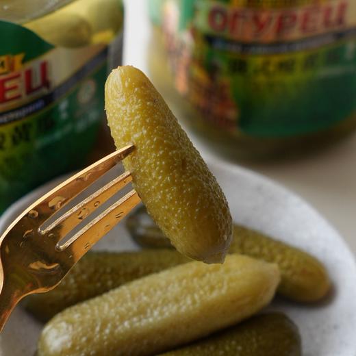 【斌哥优选】俄式酸黄瓜，酸脆爽口，夏日开胃神器，专选小乳瓜，无添加剂，下稀饭夹汉堡，很解腻，非纯酸，接受度高。 商品图0