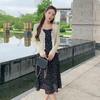 奢姿大码女装2025夏季V领减龄碎花吊带针织两件套胖妹妹时尚套装9952922015/上衣款9652622015 商品缩略图0