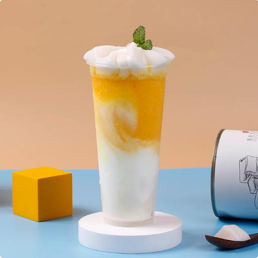 800g 盾皇椰浆果冻罐头 即食椰奶冻罐头 椰冻奶茶店小料原料饮品果冻罐头 商品图3