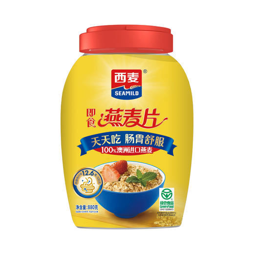 燕麦片(即食)880g桶装(社团定制)免煮高纤维0蔗糖企业集采节日关怀福利营养早餐冲饮 商品图0