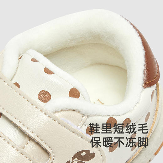【商场同款】英氏儿童鞋女宝宝学步鞋秋冬加绒保暖休闲鞋新款 商品图4