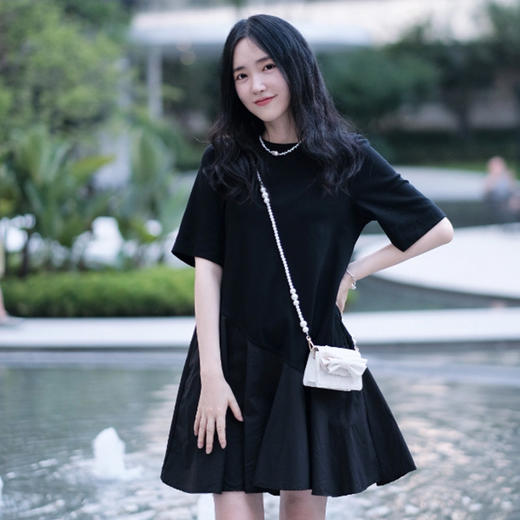 【高品质私服】【CS不对称设计连衣裙】府绸以紧密织法赋予面料挺括质感G1216-CC【无标出货 介意慎拍】 商品图1