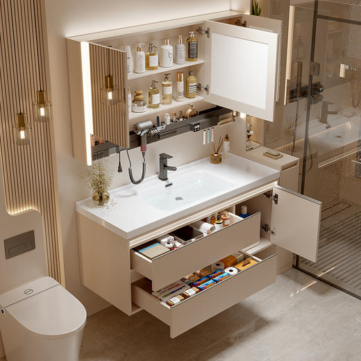 帝王洁具卫浴套装浴室柜组合简约洗脸漱盆WB816 商品图2