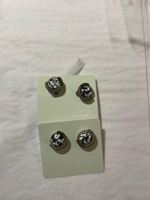 tamas 复古串珠耳钉/耳夹 商品图4