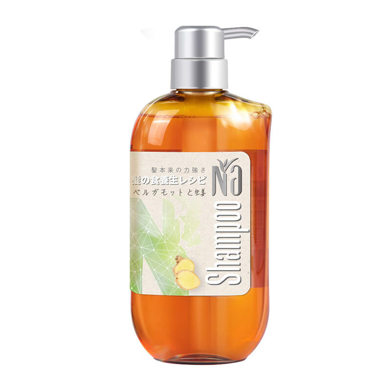 奈(十八本)美发洗发露(香柠檬&生姜)550ml/110417 烫染受损头发给秀发补充营养