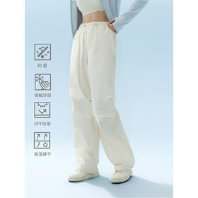 棉仓363618025初棉阔感防晒降落伞宽松休闲长裤