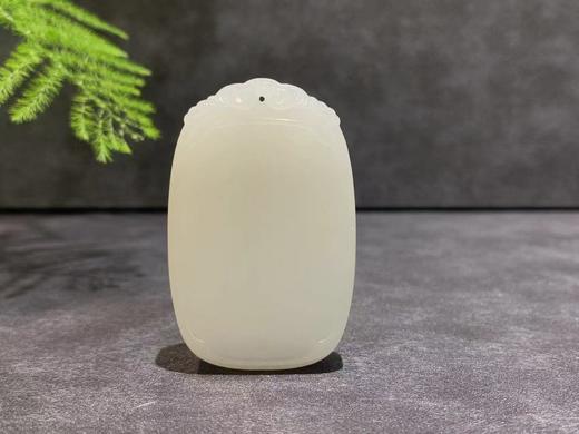 【御珠宫坊】羊脂白玉无事牌 商品图1