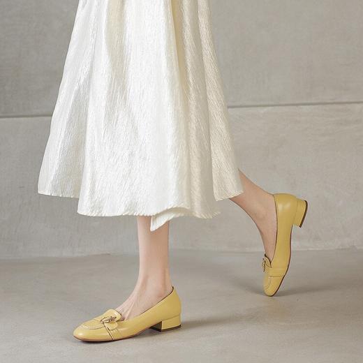 【预售5天】乐福鞋女夏季新款小单鞋通勤休闲百搭时尚小皮鞋WC&MM7106 商品图1