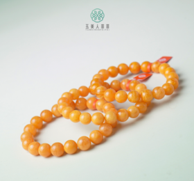 D蜜蜡单圈-花蜡圆珠素圈约9#