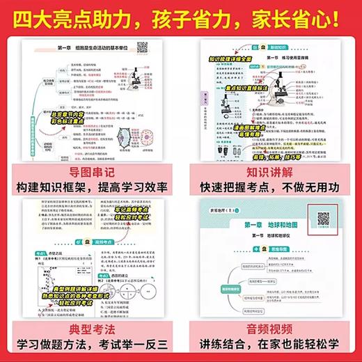 2026一本初中基础知识大盘点语文数学英语物理化学生物道法历史地理知识清单速记教辅工具书 商品图1
