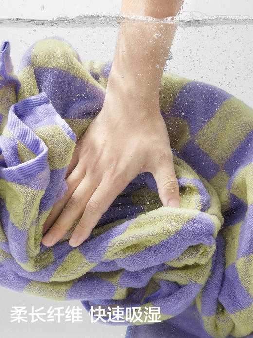 三利浴巾纯棉新款全棉成人不易掉毛大毛巾男款大人女情侣裹巾 商品图2