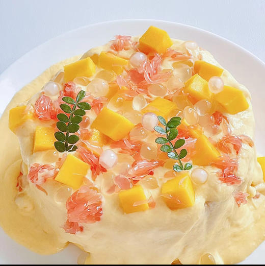 6寸杨枝甘露蛋糕爆浆蛋糕【权益卡兑换蛋糕仅限自提或者不包邮派送】 商品图3