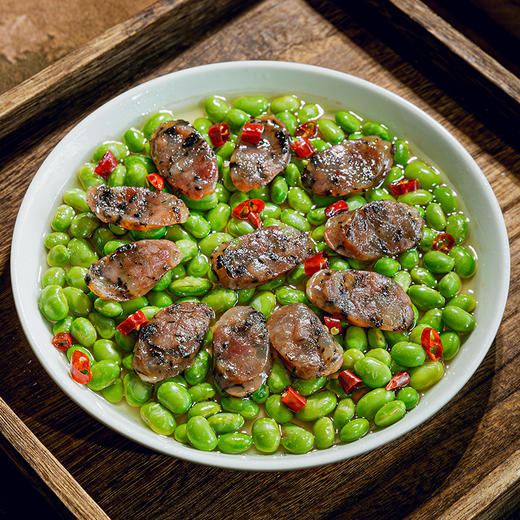 金字梅干菜土香肠260g纯猪肉干菜肉肠腊肠农家传统浙江特产腊味 商品图9