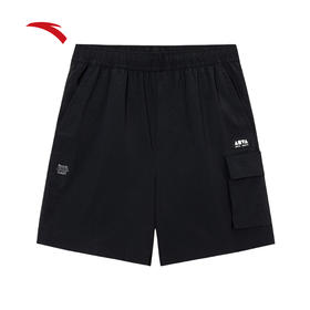 安踏潮流复古梭织短裤男夏季新款工装休闲百搭五分裤172538501