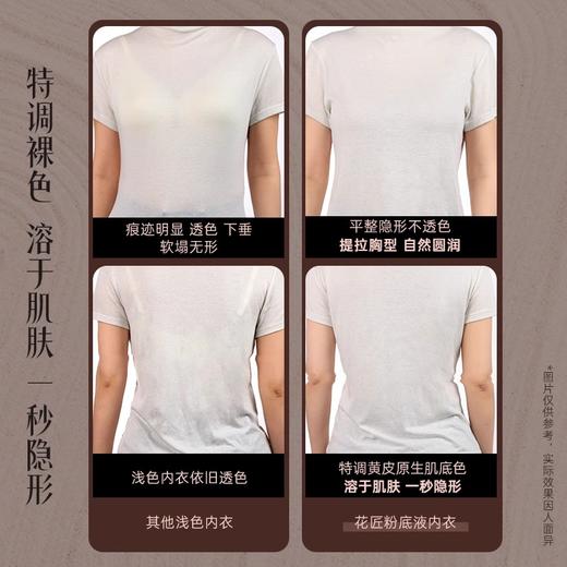 优选丨【99元任选2件】“内衣消失术”！我的花匠特调裸色粉底液内衣，一秒溶肤，原生肌底色内衣，背心/吊带/细肩带 隐形穿搭无钢圈内衣 商品图4