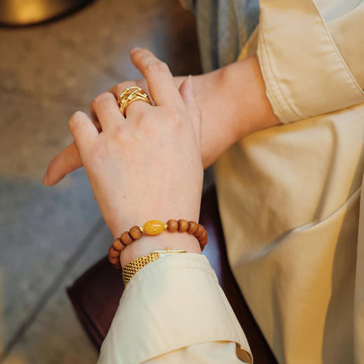 老山檀蜜蜡转运手串 CR 商品图1