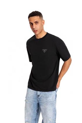 P.R.D 喷墨印花小标 纯棉圆领短袖T恤 TX534