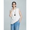 棉仓363604003初棉亚麻扭结扭结立体裁剪无袖背心 商品缩略图1