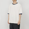 marka RINGER PILE TEE 有机棉毛巾撞色圆领短袖T恤 商品缩略图0