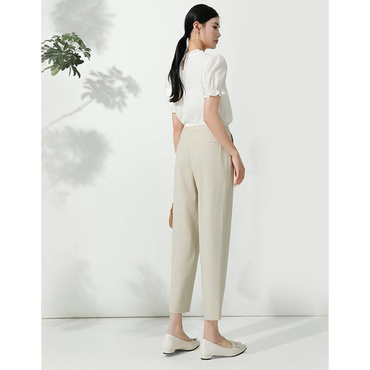 女裤春夏季韩版莫代尔面料烟管裤    AC-5T7211 商品图3