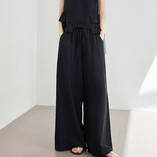 裁缝学苑AQ481款松紧腰带里布宽松阔腿裤纸样裙裤女装休闲裤打版裁剪图 商品图2