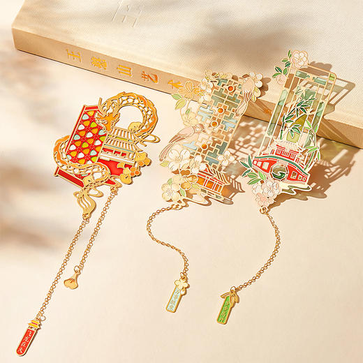 【故宫书签】紫禁花窗光影书签古典中国风博物馆文创毕业小礼物 商品图2