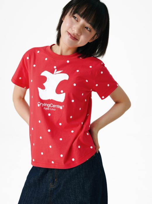 CryingCenter 女款3C苹果波点正肩tee 哭喊中心 商品图6
