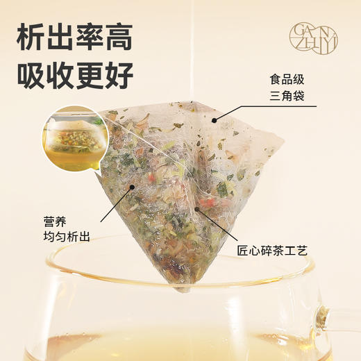 甘之颐 明甘茶 5g*14包/盒  荞麦枸杞决明子桑叶金银花菊花 心肝茶养生茶泡水饮品茶包 商品图4