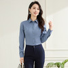 【弹力易打理】罗蒙春秋长袖衬衫女士通勤百搭商务正装职业上班工装衬衣女 商品缩略图9