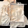 【冰丝带胸垫吊带套装】睡衣女夏季睡裙 吊带短裤新款性感家居服  商品缩略图1
