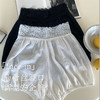 【蕾丝腰口】居家可外穿安全裤女防走光宽松打底裤短裤腰口蕾丝夏jk白色不卷边 商品缩略图7