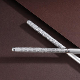 子佩集S999银【福来运到】摆件【B3104】纯银福字筷子餐具2505